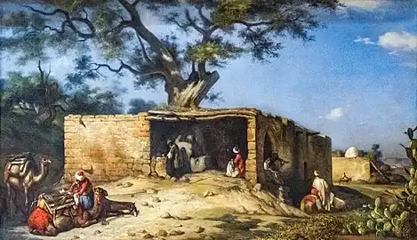 Vue d'un petit khan près de Beyrouth (1863), musée d'Art et d'Histoire de Narbonne..