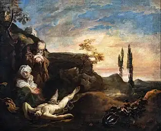 Lamentations sur le corps d'Abel, Gallerie dell'Accademia de Venise