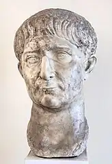 Buste de Trajan première moitié du Ie siècle après J.-C.