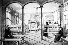 Chapelle de l'Institut pour les convertis juifs de la London Society pour la promotion du christianisme parmi les Juifs à Varsovie, 1846