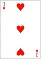3 de cœur