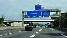 Échangeur de Chasse-sur-Rhône entre l'A7, l'A47 et l'A46.