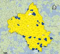 Candidat arrivé en tête au 2d&nbsp;tour par commune.  Emmanuel MacronMarine Le PenÉgalité