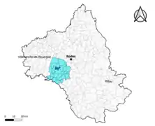 Gramond dans l'intercommunalité en 2020.