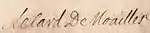 Signature de Louis-Antoine de Noailles