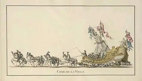 Mariage du Dauphin - Char de la Ville (1747)