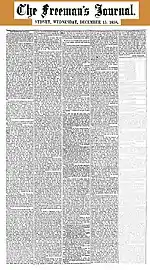 The Freeman's Journal de Sydney, du 15 décembre 1858.