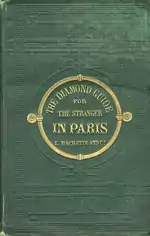 Couverture du Guide Joanne Diamond Guide for the Stranger in Paris, 1867, Paris : Hachette.