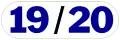 Logo de 19/20 du 9 septembre 1996 au 5 septembre 1999.