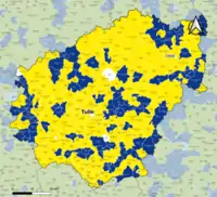 Candidat arrivé en tête au 2d&nbsp;tour par commune.  Emmanuel MacronMarine Le PenÉgalité