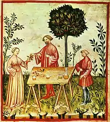 Tacuinum Sanitatis, XIVe siècle.