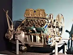 Moteur Cadillac Type 51, V8 à 90°, 5,1&nbsp;L, 77&nbsp;hp, 1915. Musée Louwman.