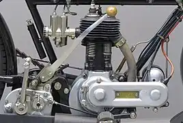 Monocylindre à soupapes latérales 550&nbsp;cm3 (1916).