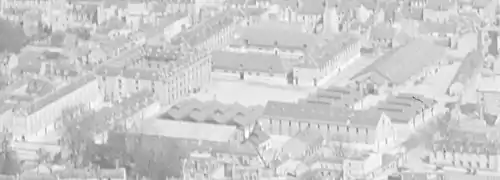 Vue depuis le sud, en avril 1935.