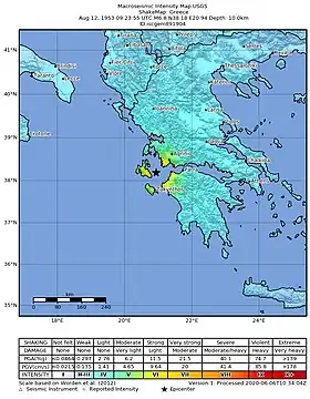 Image illustrative de l’article Séisme de 1953 à Céphalonie