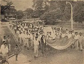 Manifestations de 1962 contre la politique de l'université et du régime : 1962 Rangoon University protests (en).