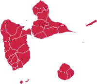 Candidat arrivé en tête au 1er&nbsp;tour par commune.  Jean-Luc Mélenchon