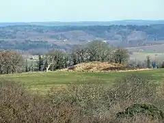 Le tumulus de Malivert, estimé à l’âge du fer lors des fouilles du XIXe&nbsp;siècle.