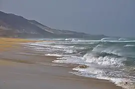 La plage de Cofete, au nord.