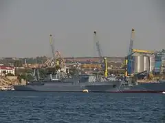 Déchargement de cargo.