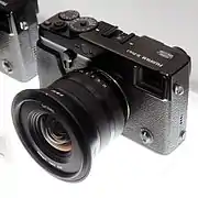 Le Fujiflim X-Pro 1.