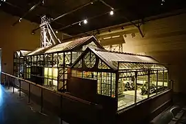 La maquette de fosse no&nbsp;5 de Bruay.