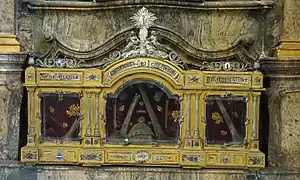 Le reliquaire de saint Desle et saint Colombin.