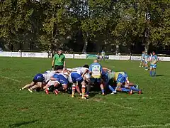 Contre Aubenas Vals en 2018.