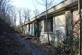 Une des allées intérieures.