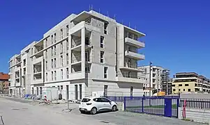 Immeuble en construction.