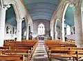 Église paroissiale Saint-Primel, vue intérieure d'ensemble.