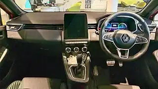 Intérieur Renault Clio 1.6 E-Tech esprit Alpine conduite à droite