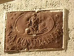 Plaque d'assurance de La Confiance (XVIIIe&nbsp;siècle).