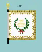 Drapeau modèle 1re Restauration (avers)