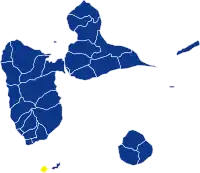 Candidat arrivé en tête au 2d&nbsp;tour par commune.  Marine Le PenEmmanuel Macron