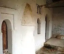 La véranda du mausolée.