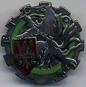 Insigne de l'escadron du train du 43e&nbsp;régiment d'infanterie (vers 1990)