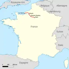 Voir la carte de la ligne.