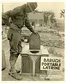 Latrine portable Baruch (Fort Riley, Kansa, 1re&nbsp;guerre mondiale)