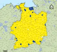 Candidat arrivé en tête au 2d&nbsp;tour par commune.  Emmanuel MacronMarine Le PenÉgalité