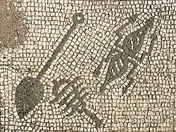 Attributs du 4e&nbsp;grade (Lion), pelle à feu.