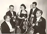 Photo des membres du quintette Boccherini.