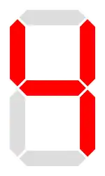 Affichage du « 4 ».