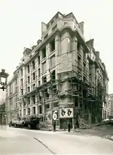 Immeuble du no&nbsp;84 pendant sa construction.