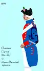chasseur du 94e&nbsp;régiment d’infanterie de ligne de 1791 à 1794