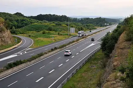 La &nbsp;11 à Altwies.