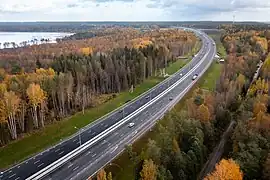 Mise aux normes autoroutières de l'A181.