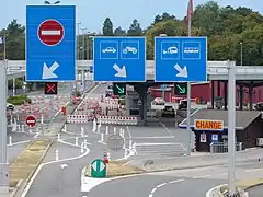 La douane de Thônex-Vallard.