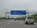 Une des portions historiques de l'autoroute no 8 en Bavière.