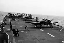 Grumman AS3M Avenger sur le NCSM&nbsp;Magnificent (1953)